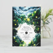 Sparkling Whimsy Woodland Verjaardag Kaart (Staand voorkant)