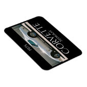 Sparkling White '75 Corvette Magneet (Rechterzijde)