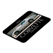 Sparkling White '75 Corvette Magneet (Linkerzijde)