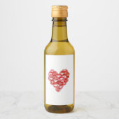 Sparkling Wine Bottle Labels Love You Wijn Etiket (Voorkant)