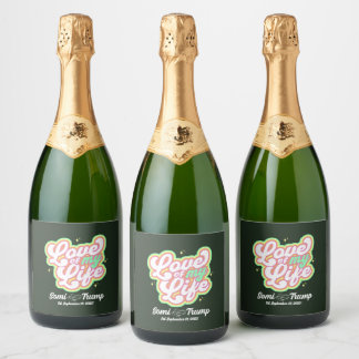 Sparkling Wine Bottle Labels Sparkling Wijnetiket