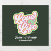 Sparkling Wine Bottle Labels Wijnetiket (Enkel label)