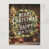 Sparkling Wishes: Een feestelijke kerst en nieuwja Briefkaart (Voorkant)
