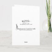 Sparkling Wishes for Christmas (Kerst Kaart) Feestdagen Kaart (Achterkant)