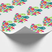 Sparkling Yeti Monster Cadeaupapier (Hoek)