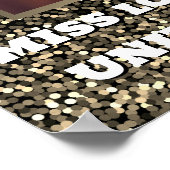 Sparkling Zand Aangepaste Wedstrijd Deur Banner Poster (Hoek)