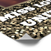 Sparkling Zand Aangepaste Wedstrijd Deur Banner Poster (Hoek)