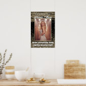 Sparkling Zand Aangepaste Wedstrijd Deur Banner Poster (Keuken)