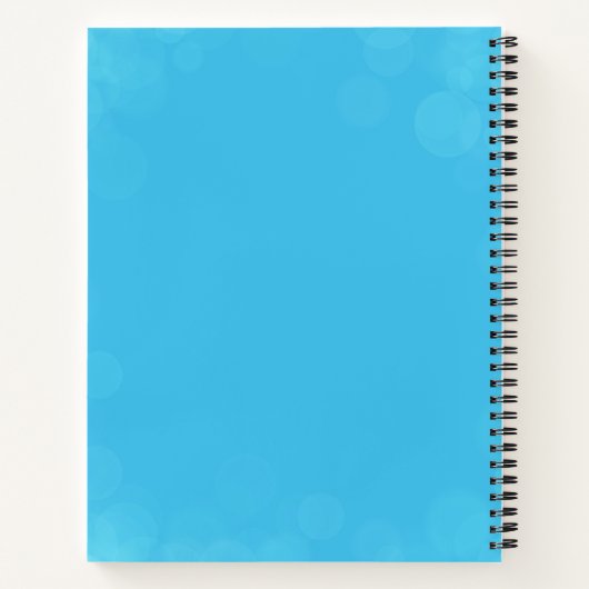 Sparkling Zeemeermin Met Bril Naam Lees Notitieboek (Achterkant)