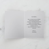 Sparkling zilver en diamanten accenten 40e verjaar kaart (Binnen)