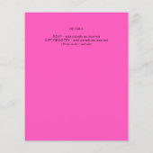 Sparkling Zoet16 Mooie Meisjes Roze 16e Verjaardag (Achterkant)