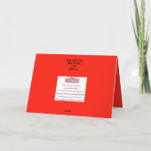 Sparkly ל״ג בעומר Lag B'Omer vreugdevuur kaart (Achterkant)