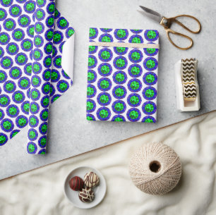 Sparkly 8-puntige ster Eid Cadeaupapier