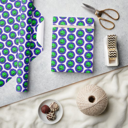 Sparkly 8-puntige ster Eid Cadeaupapier (Crafts)