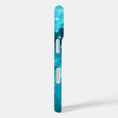 Sparkly Aqua en Blauwgroen Keltische Stars Case-Mate iPhone Case (Achterkant / Rechts)