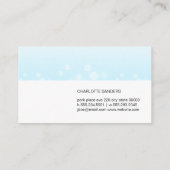 Sparkly Background Visitekaartje (Achterkant)