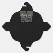 Sparkly Black Favor Box Bedankdoosjes (Ongevouwen)