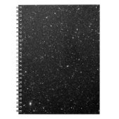 Sparkly black Glitter Shiny Notitieboek (Voorkant)