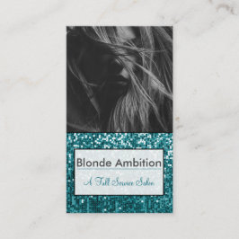 SPARKLY BLAUWGROEN|GLITTER FOTO STYLIST|MAKE GEKEN VISITEKAARTJE