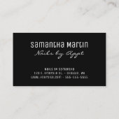 Sparkly Blauwgroen Roze Sequin Glitter Personalise Visitekaartje (Achterkant)