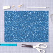 Sparkly Blue Glitter Tissuepapier (Craft)