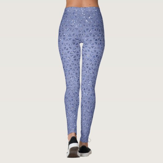 Sparkly Blue Leggings (Achterkant)