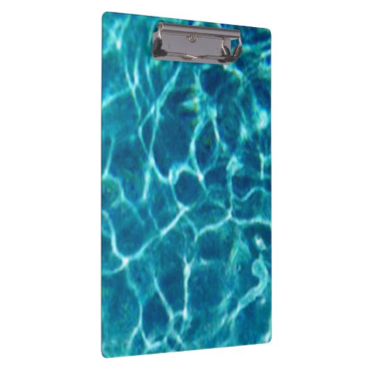 Sparkly Blue Pool Water Klembord (Rechts)