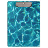 Sparkly Blue Pool Water Klembord (Voorkant)