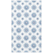 Sparkly Blue Snowflakes Tafelkleed (Voorkant)