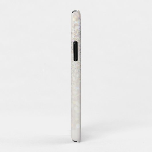 Sparkly bokeh glitter gepersonaliseerde roze paars Case-Mate iPhone case (Achterkant/rechts)