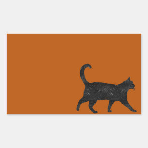 Sparkly Cat Rechthoekige Sticker