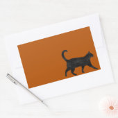 Sparkly Cat Rechthoekige Sticker (Envelop)