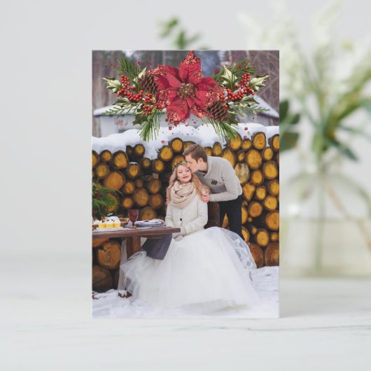 Sparkly Christmas bedankjes Bedankkaart (Staand voorkant)