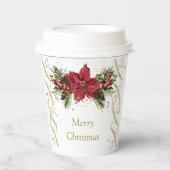 Sparkly Christmas Paper Cup Papieren Bekers (Voorkant)