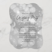 Sparkly Christmas Party Kaart (Voorkant / Achterkant)