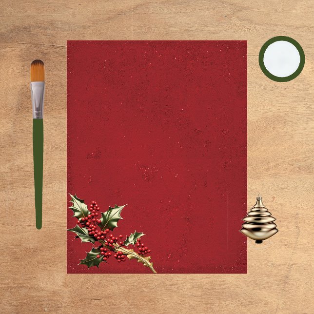 Sparkly Christmas Red Scrapbook Paper (Creator heeft geüpload)