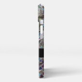 Sparkly Colorful Silver Mosaic Monogram iPhone Hoesje (Linkerkant)