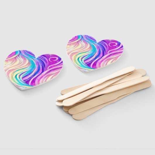 Sparkly Colorful Swirly Pattern Handwaaier (Niet-gemonteerd)