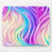 Sparkly Colorful Swirly Pattern Muismat (Voorkant)