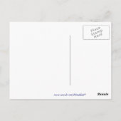 Sparkly Confetti Stars Briefkaart (Achterkant)