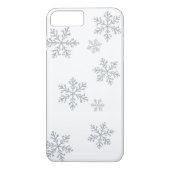 Sparkly Crystal Snowflakes iPhone 7 Case-Mate iPhone Case (Achterkant)