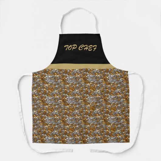 Sparkly Decoratief Goud & Zilver Schort (Voorkant)