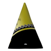 Sparkly Diamonds & Gold Bow Sweet 16 Feesthoedjes (Rechts)