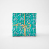 Sparkly Diamonds Silver Grey Blauwgroen Tiffany Gl Cadeaupapier