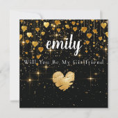 Sparkly Elegant zal je mijn Vriendin Kaart zijn (Voorkant)