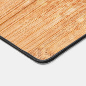 Sparkly elegante sinaasappel bamboe houtprint Mono Bureaumat (Hoek)