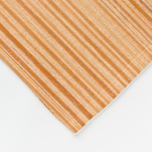 Sparkly elegante sinaasappel bamboe houtprint Mono Fleece Deken (Hoek)