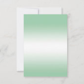 Sparkly Emerald Green Glitter Decoration Birthday Save The Date (Achterkant)