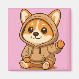 Sparkly Eyes Corgi Magnets | Schattigee keukeninri Magneet