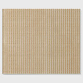 Sparkly Faux Glitter Stripes Kraft Paper Cadeaupapier (Vlak)